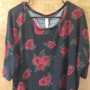 2XL Floral Lularoe Irma Shirt
